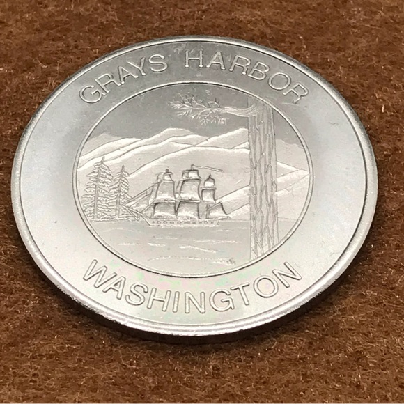 Grays Harbor, Washington Centennial token 1989. This is the token you will get. - Picture 1 of 2